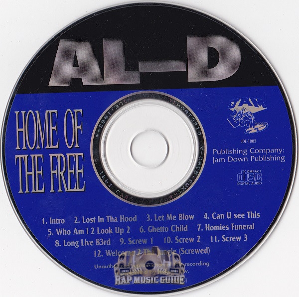 洋楽 AL-D/HOME OF THE FREE/G-RAP AL-D/HOME OF THE FREE/G-RAP